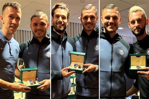 icardi rolex alla squadra|Icardi regala un Rolex a ogni compagno di squadra: «Grazie, .